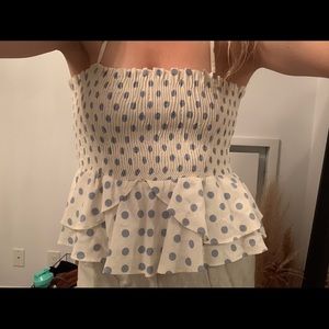 Zara Polkadot Top